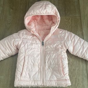 Toddler girls reversible winter coat